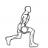 Bicep Curl Lunge with Bowling Motion
