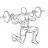 Barbell Rear Lunges